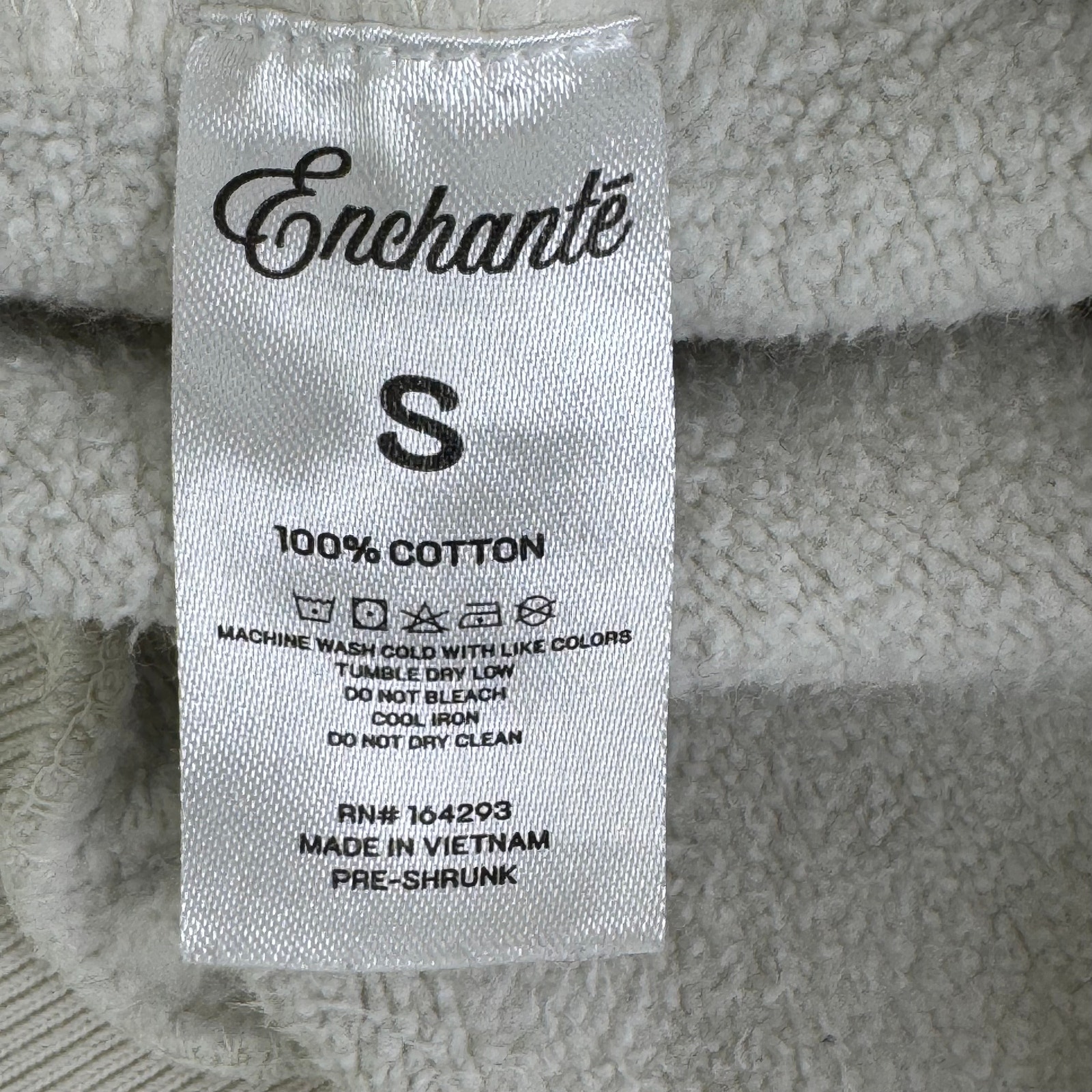 Enchante By Daniel Ricciardo Ferme Et Artisan Fleuriste Sweatshirt White Small — image 7 of 8